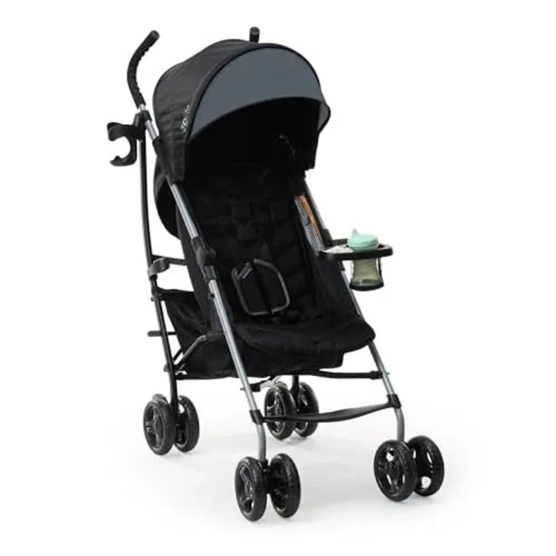 Summer by Ingenuity 3Dlite Convenience Stroller, Lightweight Travel Stroller, Gray – Age 6 Months Up to 50 Lbs.