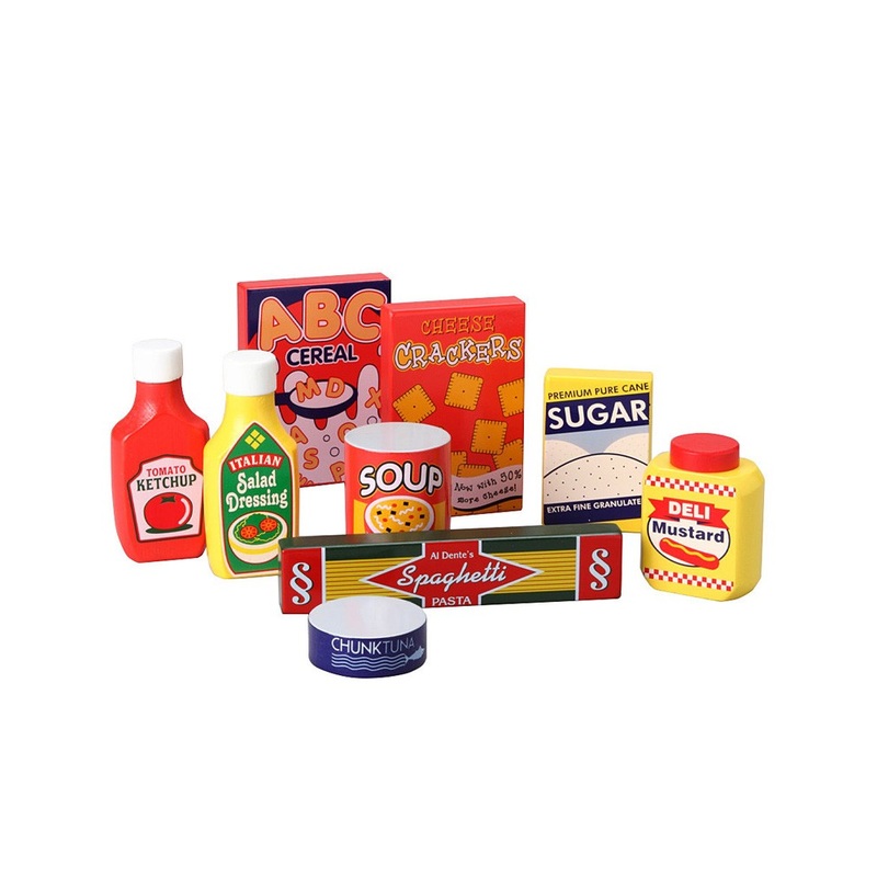 Wooden Pantry Products Set
