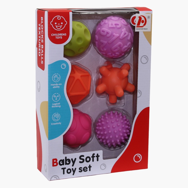 Baby Soft Toy Set  6 Pieces