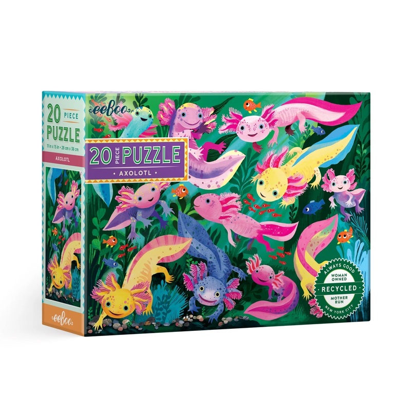 eeBoo Axolotl 20 Piece Puzzle
