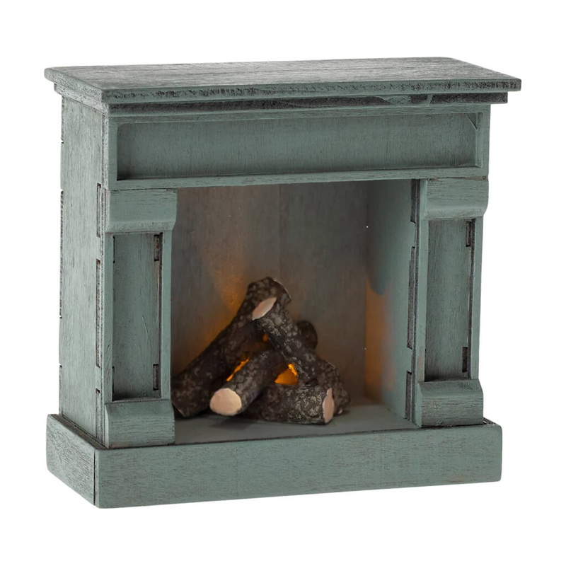 Fireplace Blue