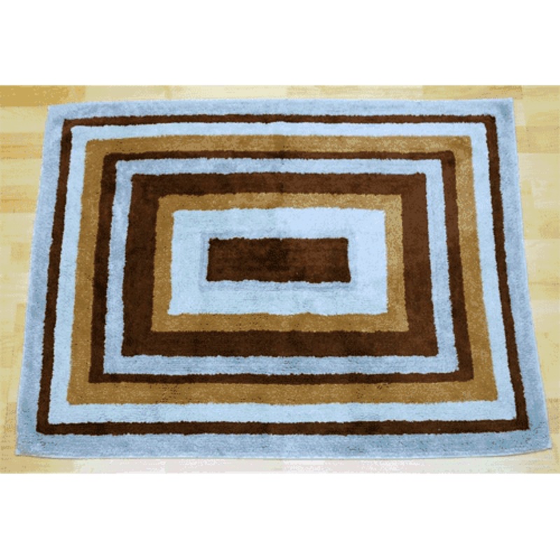 My Baby Sam Mad About Plaid in Blue Rug – Blue/Brown