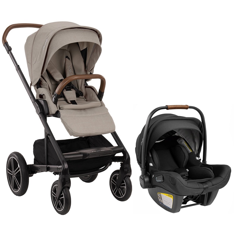 Nuna MIXX Next + PIPA Lite RX Travel System Bundle – Hazelwood / Caviar