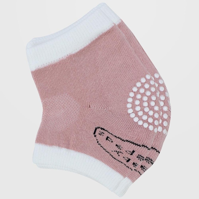 Salmon Baby Knee Pads For Crawling