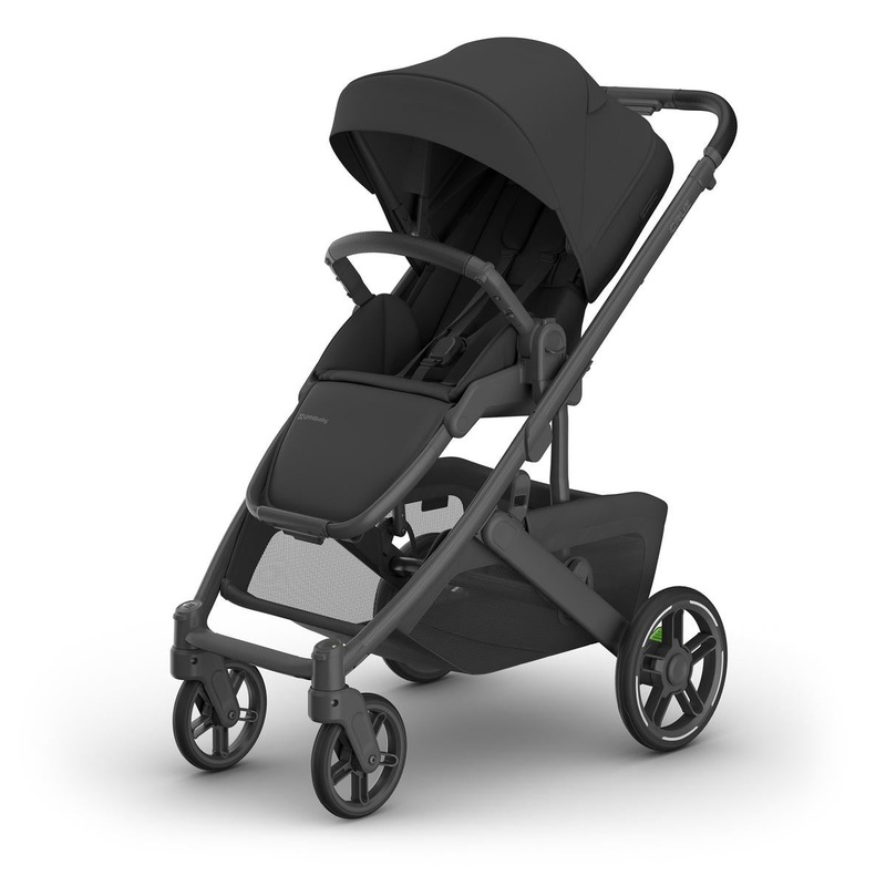 UPPAbaby Cruz V3 Stroller – Jake (Charcoal / Carbon Frame / Black Leather)