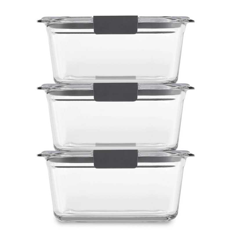 6pc Brilliance Glass Food Storage Containers