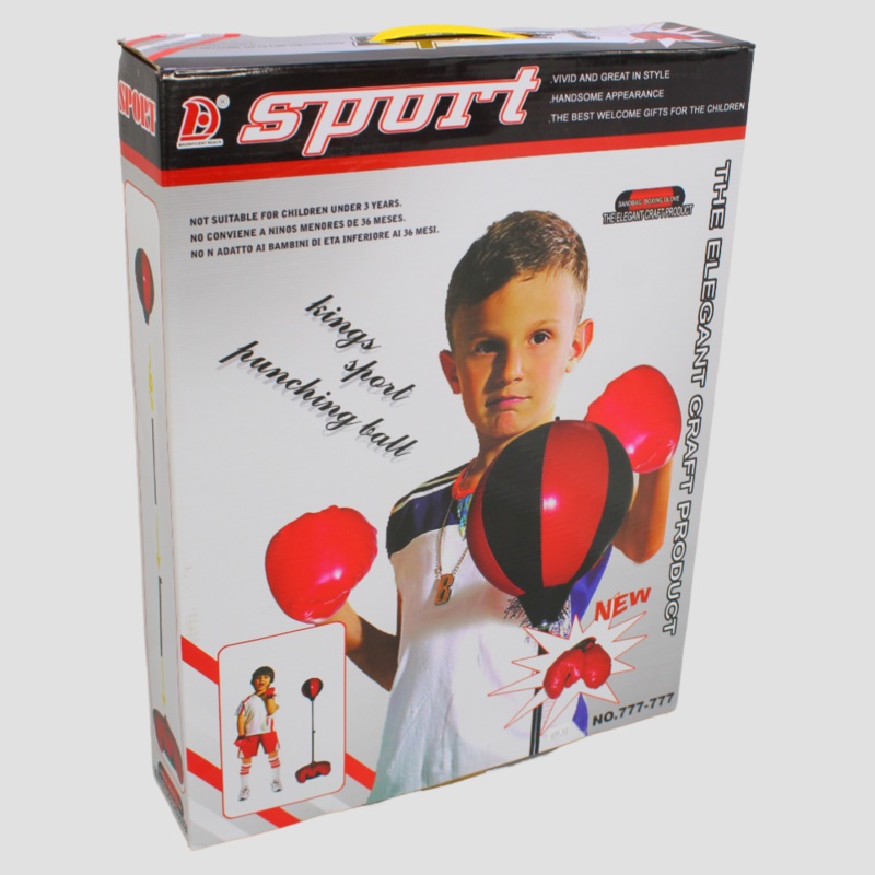 Boxing Punching Ball with Gloves for Kids