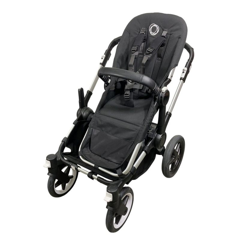 Bugaboo Donkey 5 Mono Stroller, 2024, Aluminum, Midnight Black, Midnight Black
