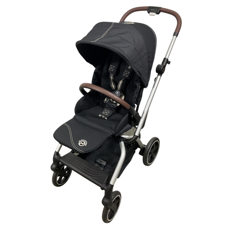 Cybex Eezy S Twist+2 Stroller, 2023, Moon Black