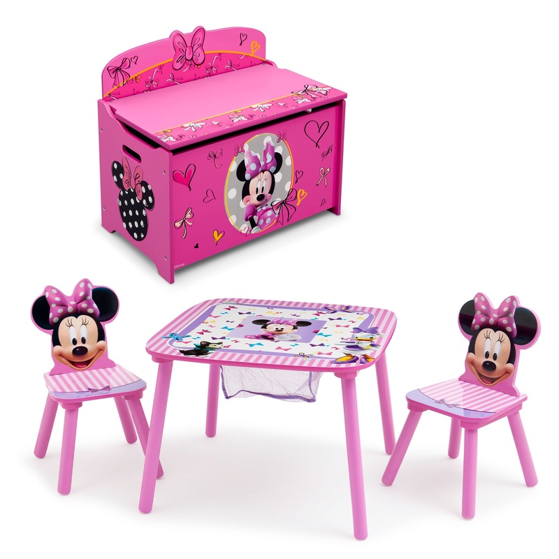 Minnie Mouse 4-Piece Playroom Set
