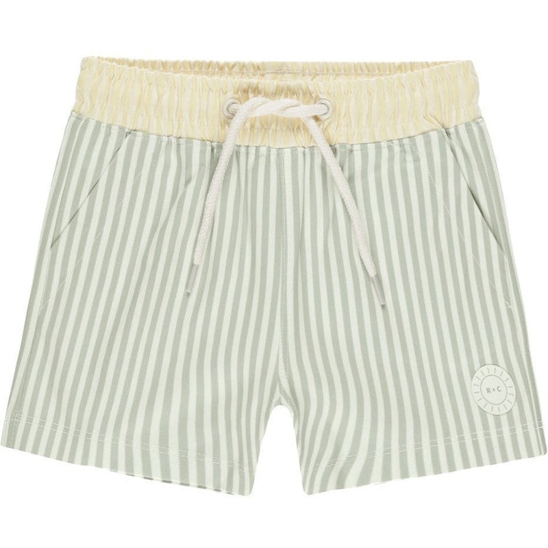 Rylee + Cru Boardshort || Sage Stripe