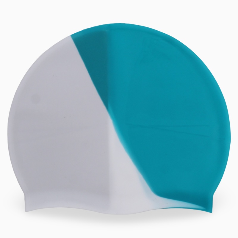 Silicone Swim Cap for Kids  Turquoise