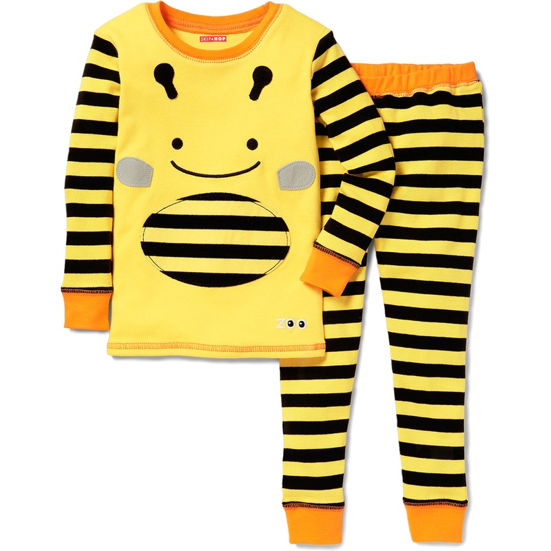 Skip Hop ZooJamas Little Kid Pajamas, 6 – Bee