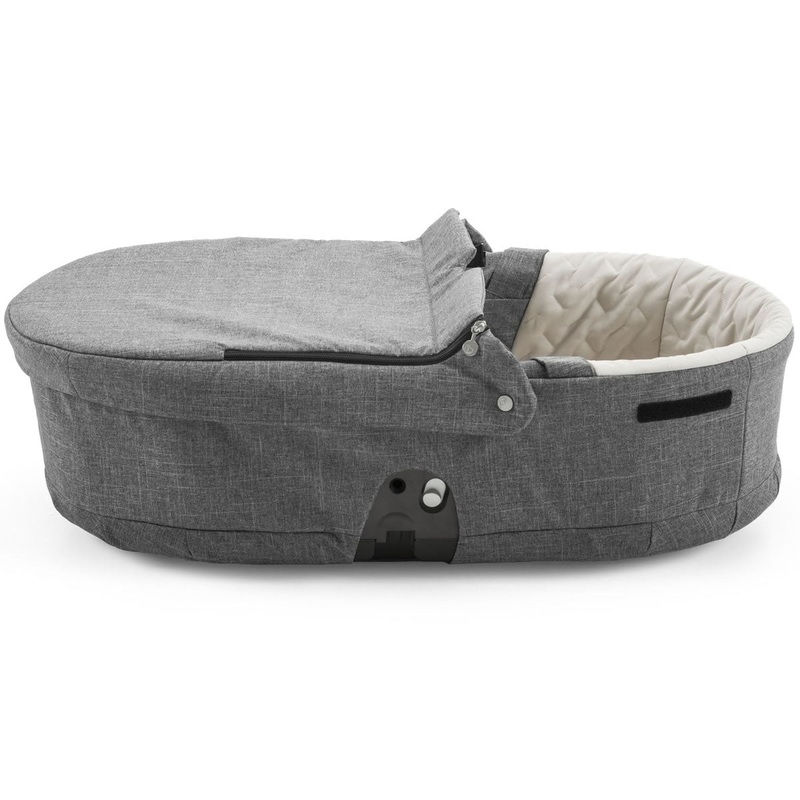 Stokke Scoot Carry Cot – Black Melange