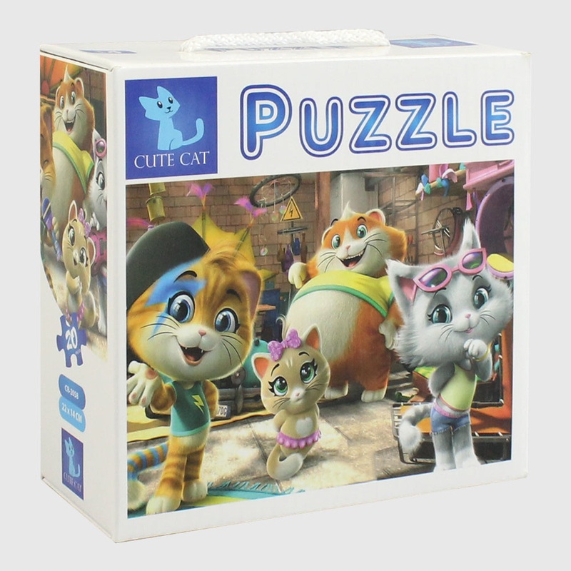 44 Cats Puzzle Cats – 2 in 1 (20 & 24 Pieces)