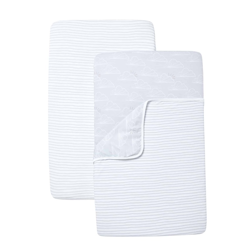 Beaba by Shnuggle Bedside Sleeper Infant Crib Bedding Set