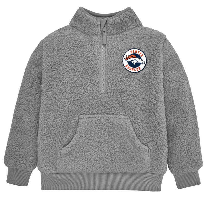 Infant & Toddler Denver Broncos 1/4 Zip Sherpa Top