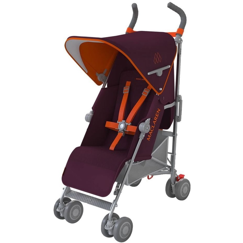 Maclaren Open Box 2016/2017 Quest Stroller – Plum/Marmalade