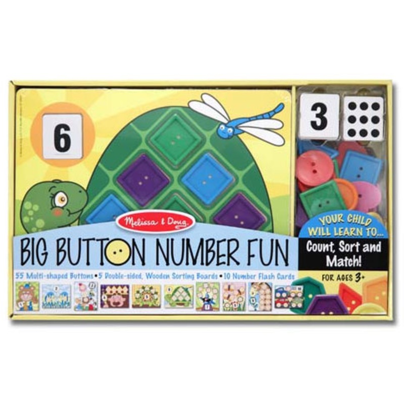 Melissa & Doug Big Button Number Fun
