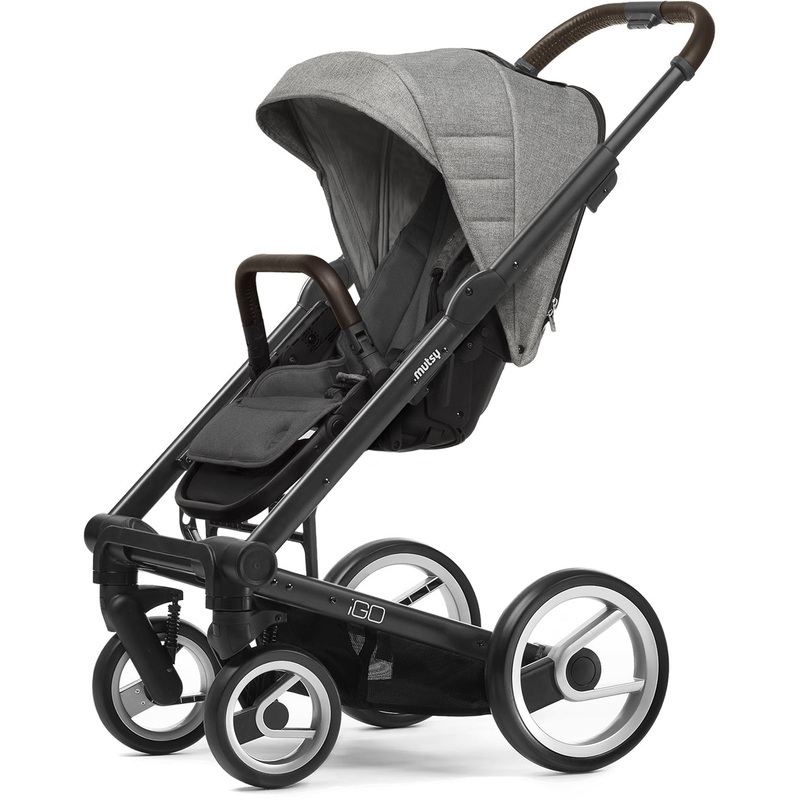 Mutsy Igo Stroller, Heritage Collection – Black/Dawn