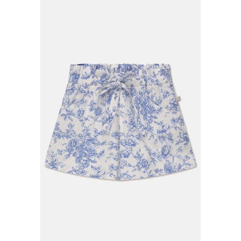 Shorts – Ivory Blue Floral