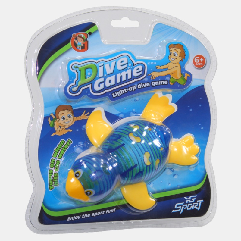 Turtle Dive Game Beach Toy  Blue/Yellow