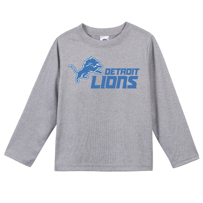 Detroit Lions Boys Long Sleeve Tee Shirt
