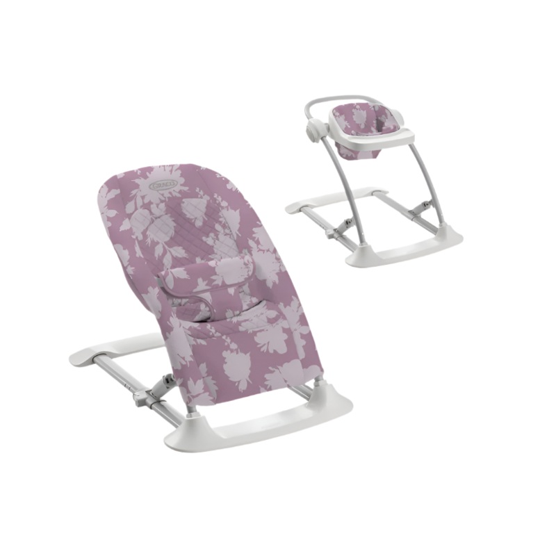 Graco JumpStart 4-in-1 Activity Bouncer, Lilac Mod
