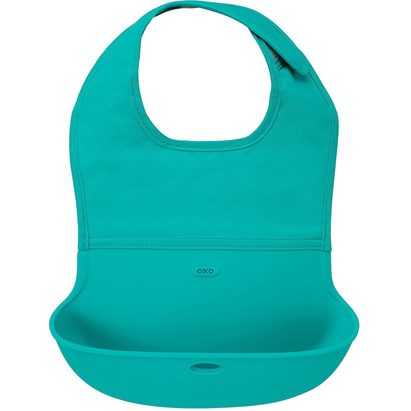 OXO Tot Roll Up Bib – Teal