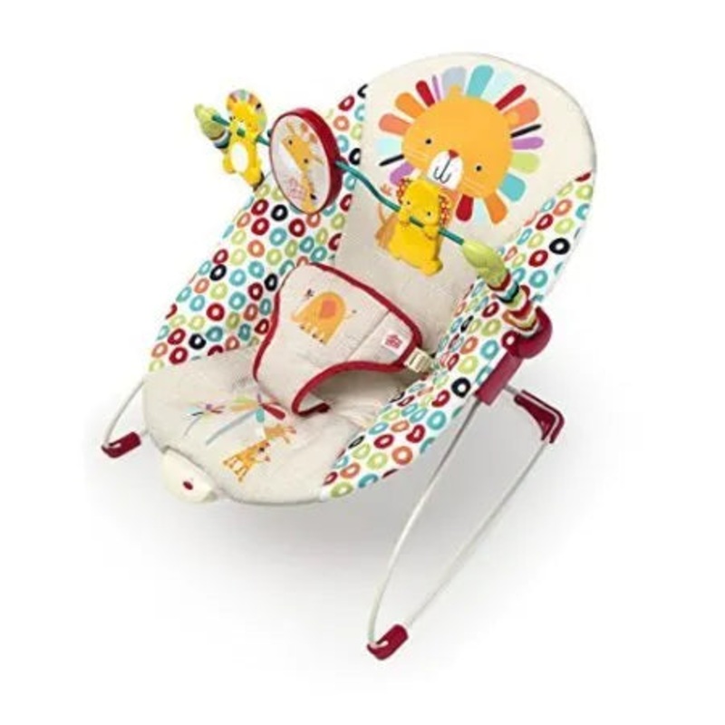 Playful pinwheels bouncer