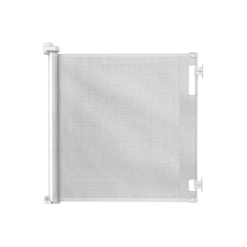 55 in. W X 33 in. H Indoor/Outdoor Retractable Baby Gate – White