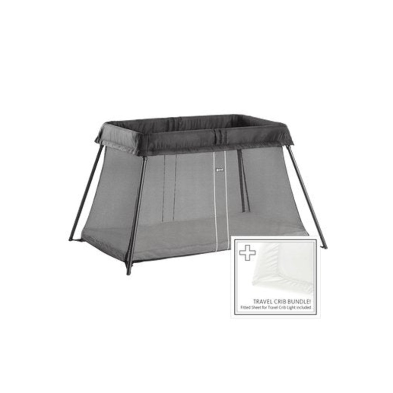 Baby Bjorn Travel Crib Bundle with Fitted Sheet