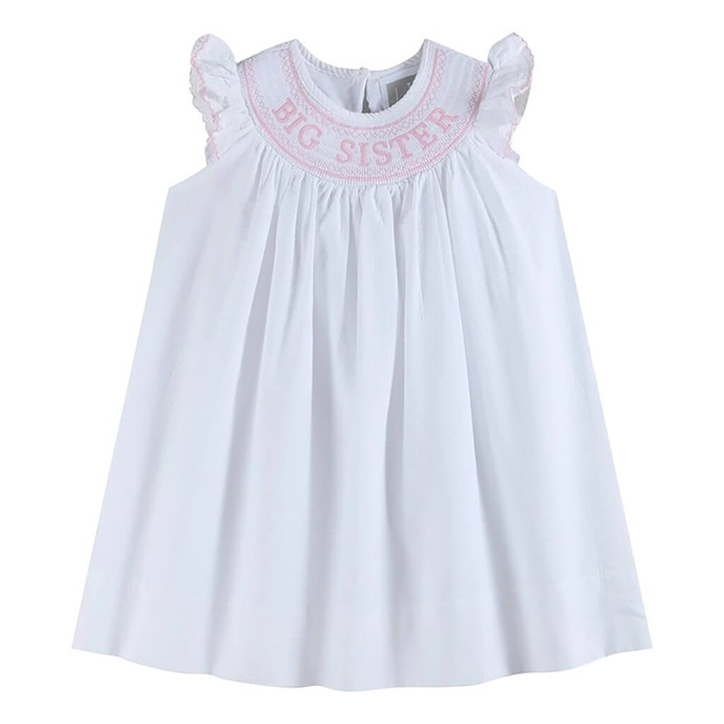 Big Sister Smocked Bishop Dress