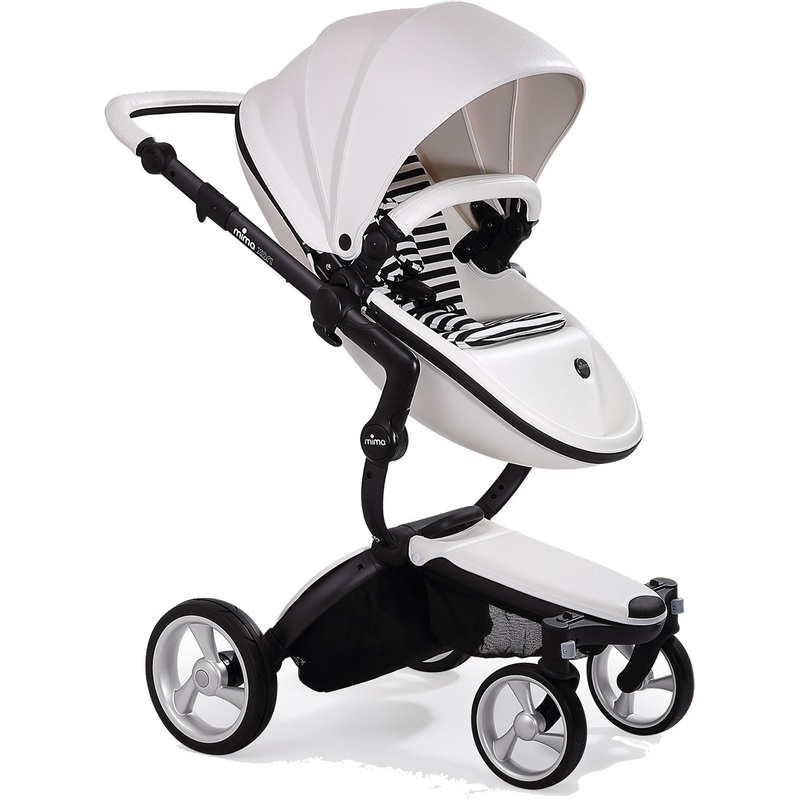 Mima Xari Complete Stroller, Black – Snow White / Black & White