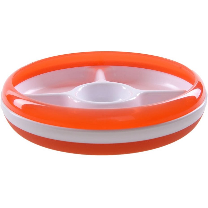 OXO Tot Divided Plate – Orange