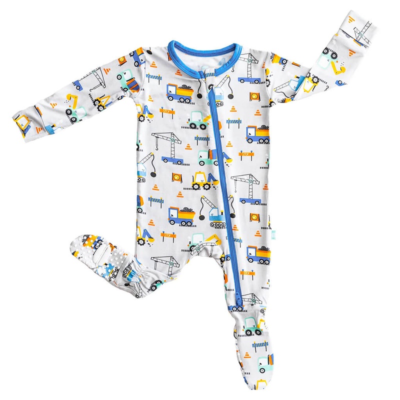 Zipper Footie Little Diggers