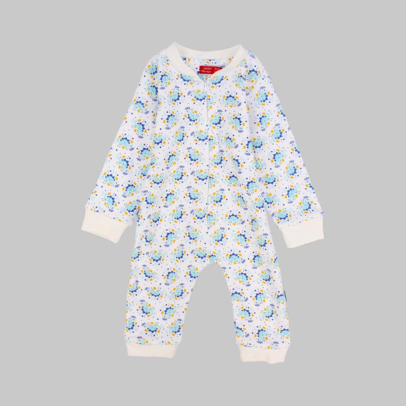 Cute Dinos Long-Sleeved Footless Onesie