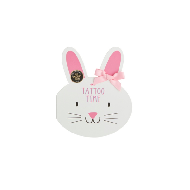 Easter Bunny Tattoo Book – Pink
