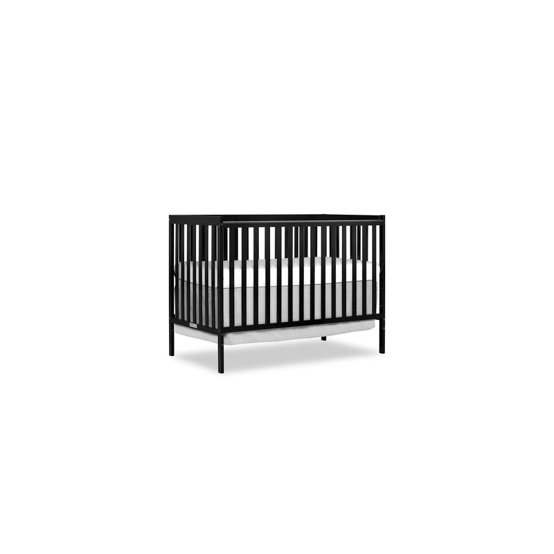 Synergy Black 5-in-1 Convertible Crib – Black