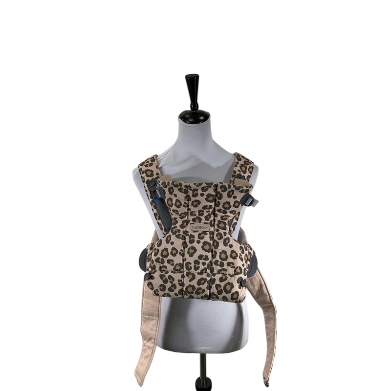 BabyBjorn Baby Carrier Mini, Beige/Leopard Cotton