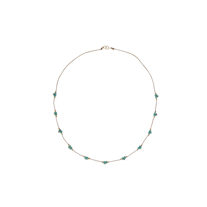 Bronwen Turquoise Trail Necklace – Turquoise