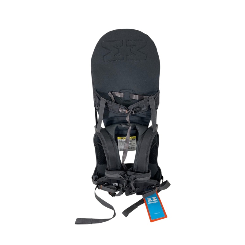 MiniMeis G4 Baby Shoulder Carrier with Backpack & Sunshade, Dark Grey