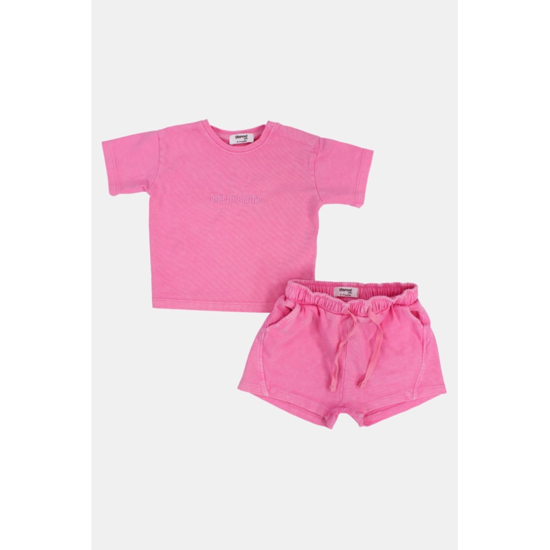 Unisex Baby Fuchsia “One of a Kind” Outfit Set