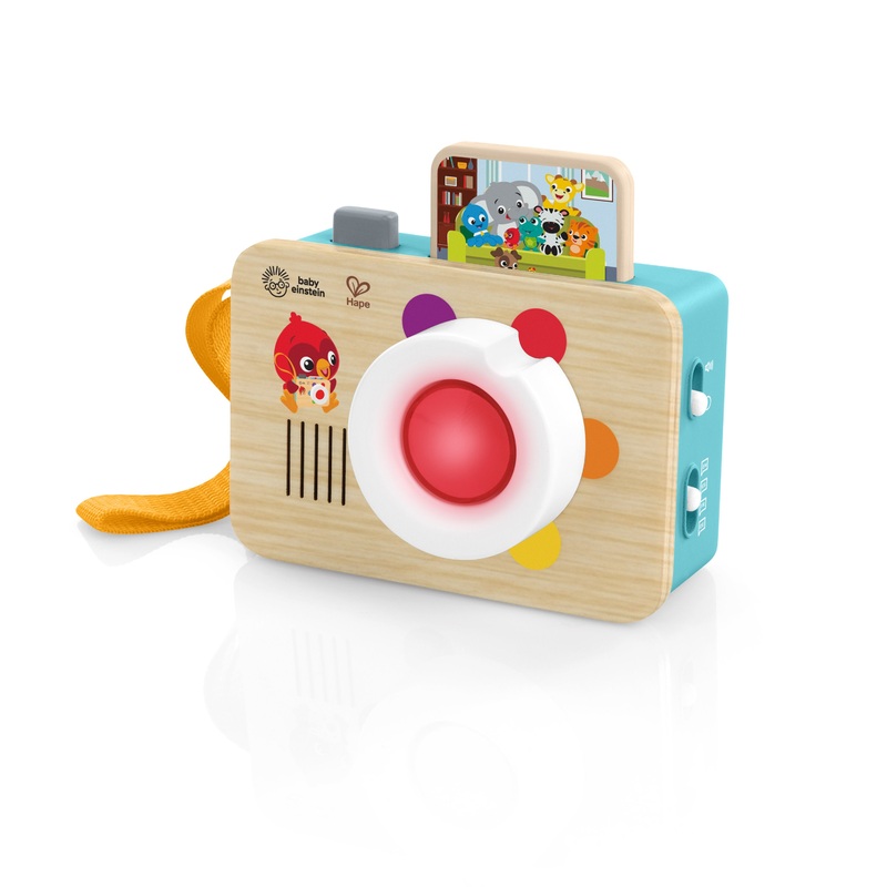 Baby Einstein + Hape Learning Lens Toy Camera, Ages 6+ Months