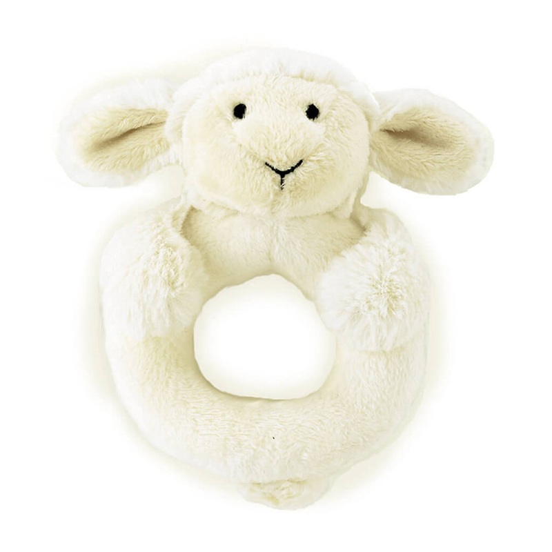 Bashful Lamb Ring Rattle