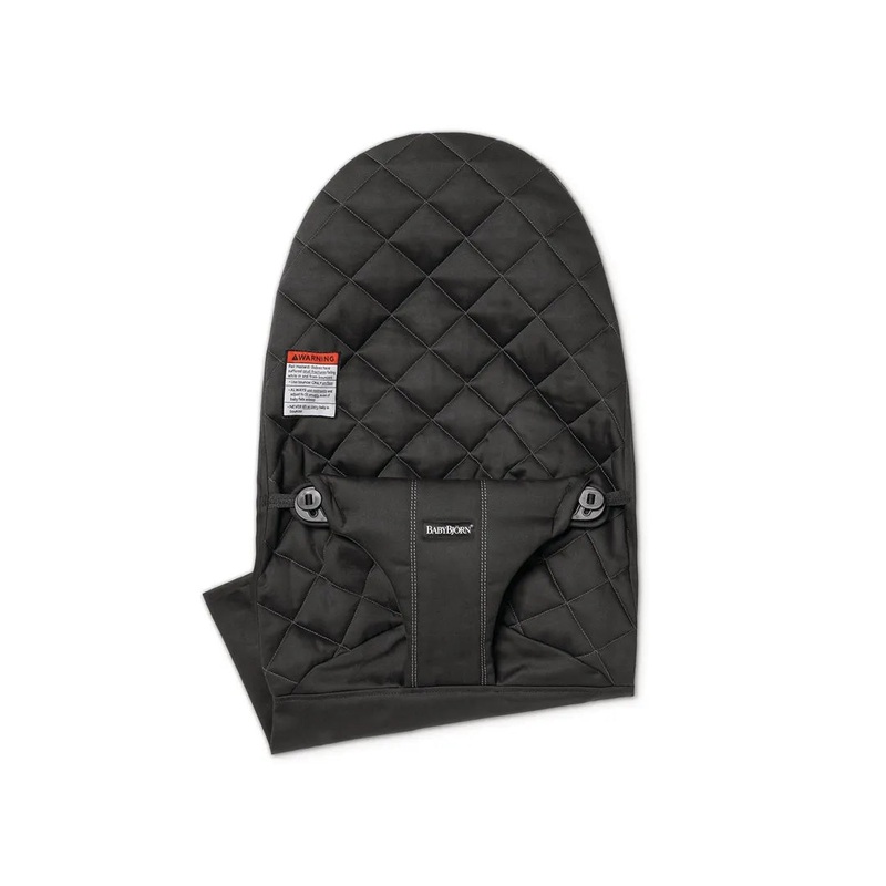 Extra Fabric Seat for Bouncer Bliss – Black / Cotton, Classic Quilt