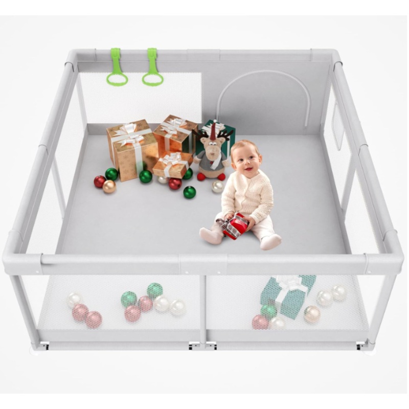Fodoss Playpen, Light Gray, 47×47
