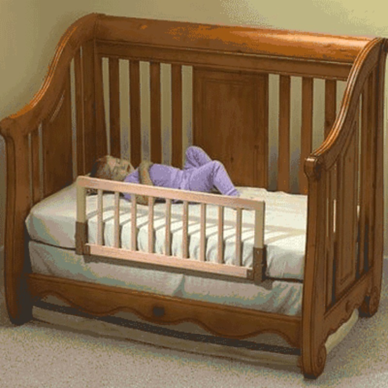 Kidco Convertible Crib Rail in Natural