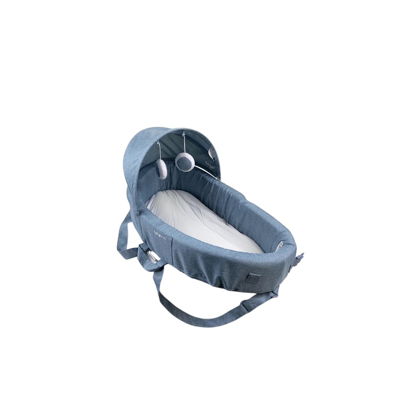 Lulyboo Baby Lounge To Go, Blue Denim