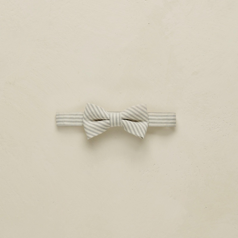 Noralee Bow Tie || Sage Stripe